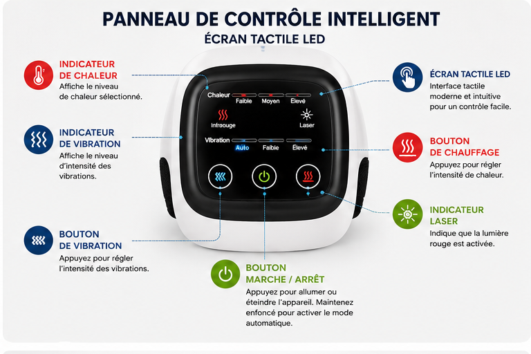 KneeRelief – Masseur pour jambes et genoux