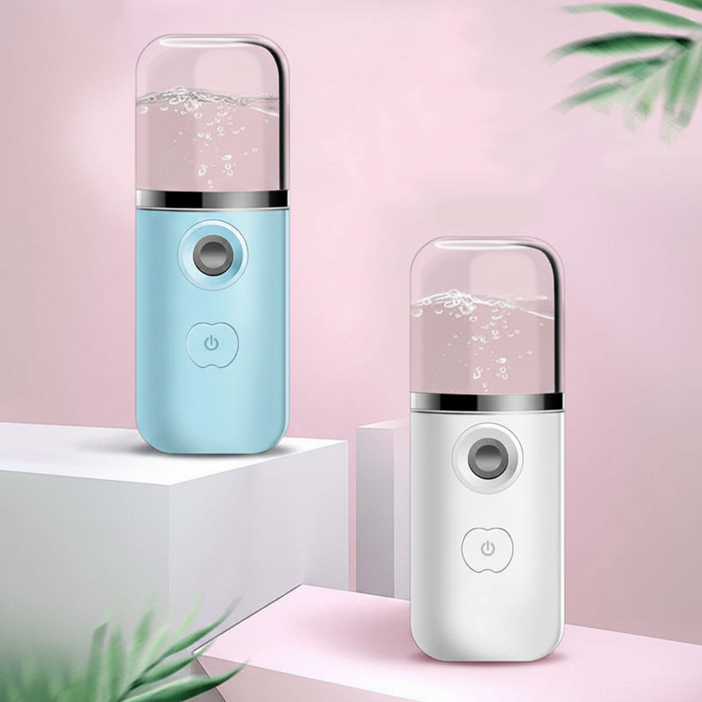Brumisateur nano bleu et blanc