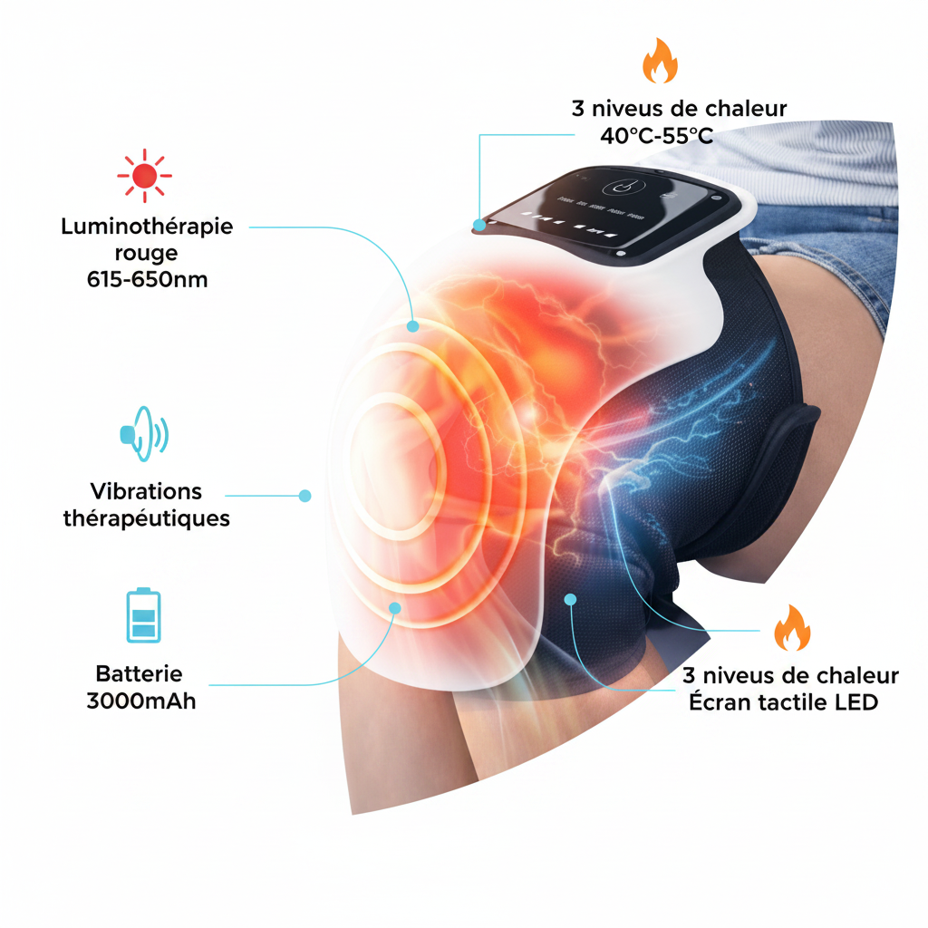 Masseur KneeRelief pour jambes et genoux